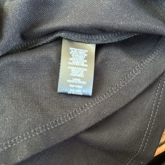 Black Star Mesh & Premium Ponte Peplum Top - Picture 8 of 9